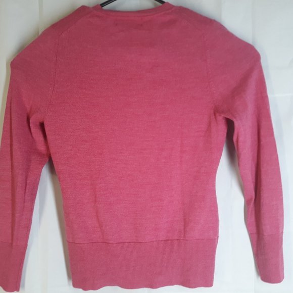 Victor Alfaro 100% wool ladies V neck sweater sz S - Picture 5 of 6